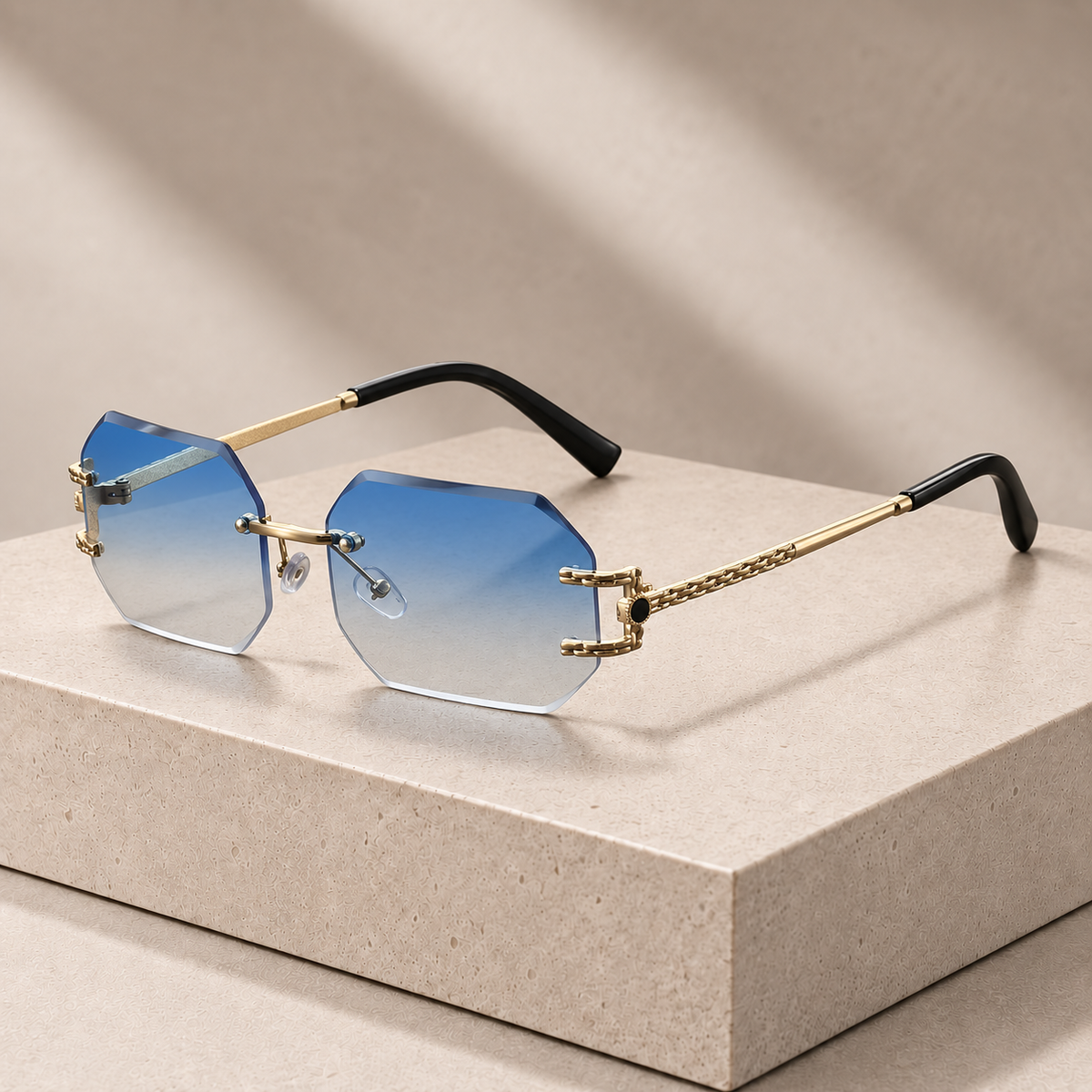 Bracchi Rimless Sunglasses