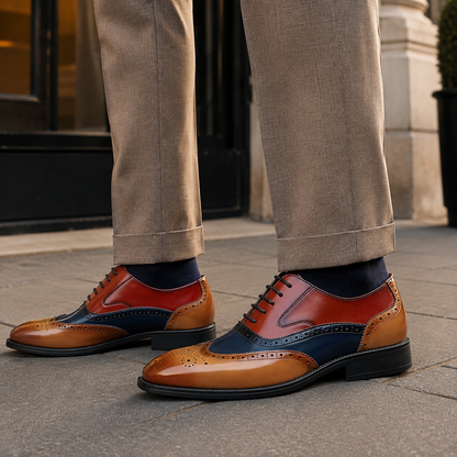 Corvino Wingtip Brogue Shoes