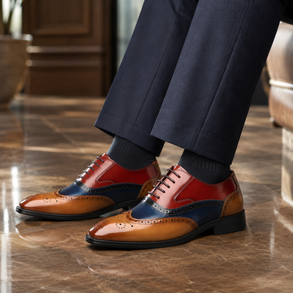 Corvino Wingtip Brogue Shoes
