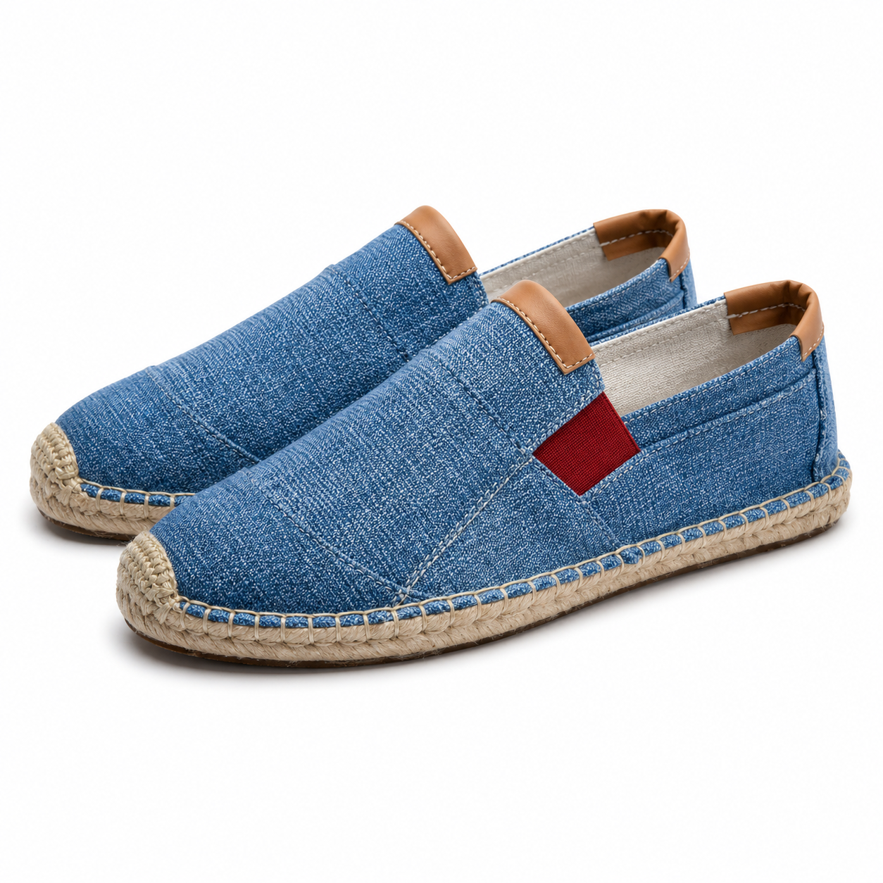 Woven Canvas Slip-On Shoes