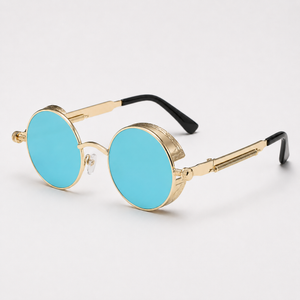 Gold & Mercury Blue