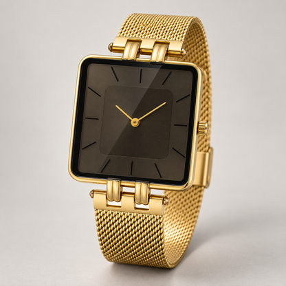 Renaldi Square Mesh Watch