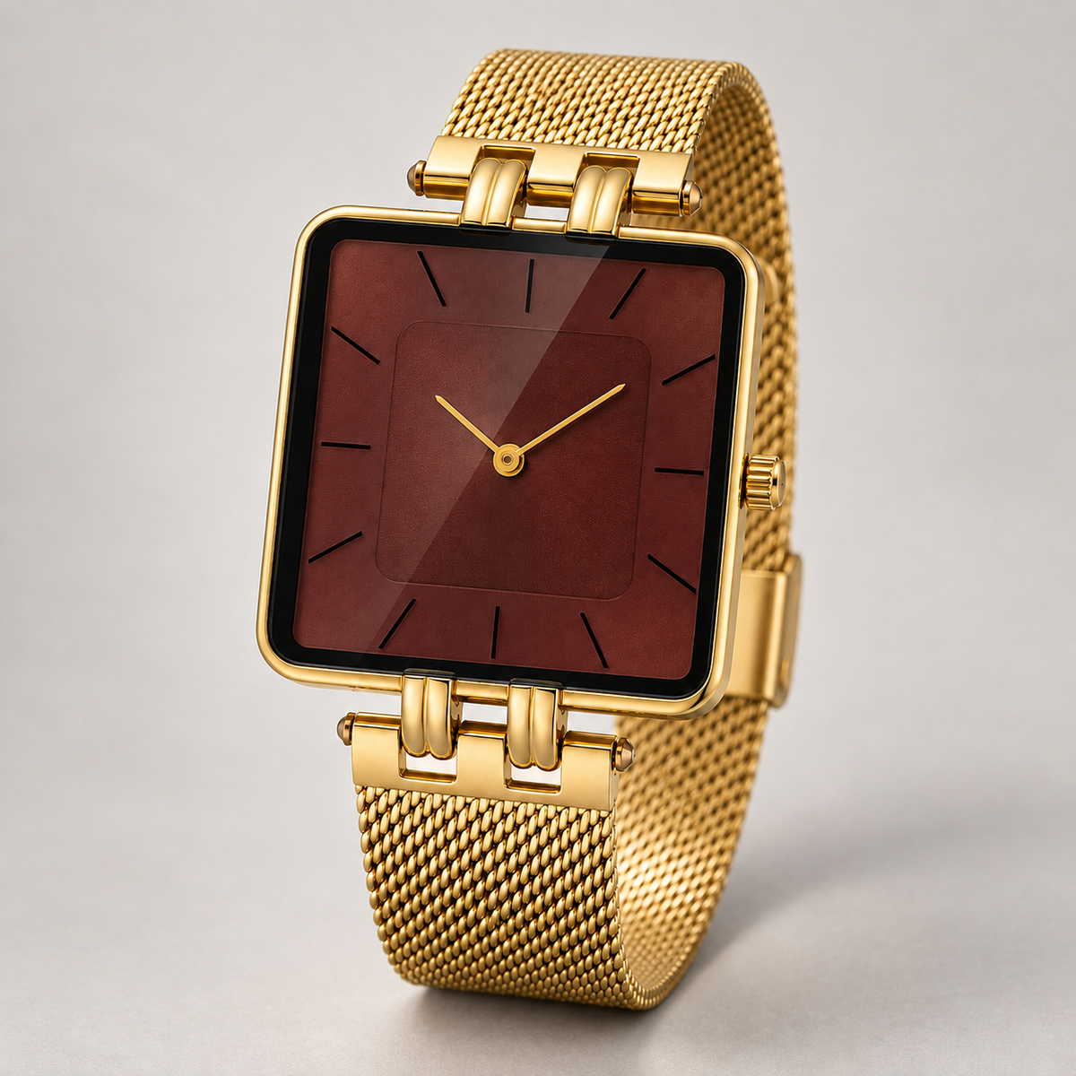 Renaldi Square Mesh Watch