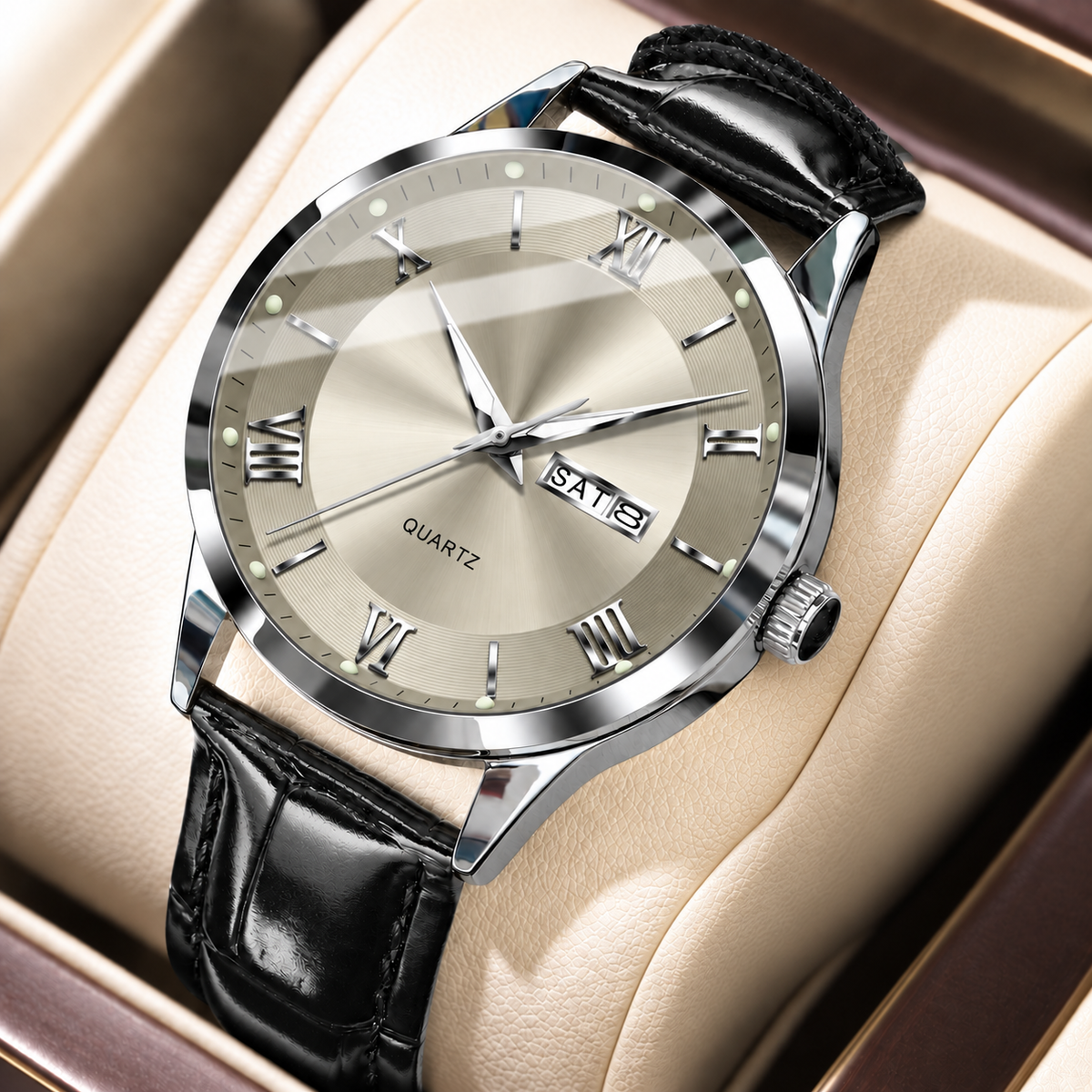 Barbieri Leather Watch