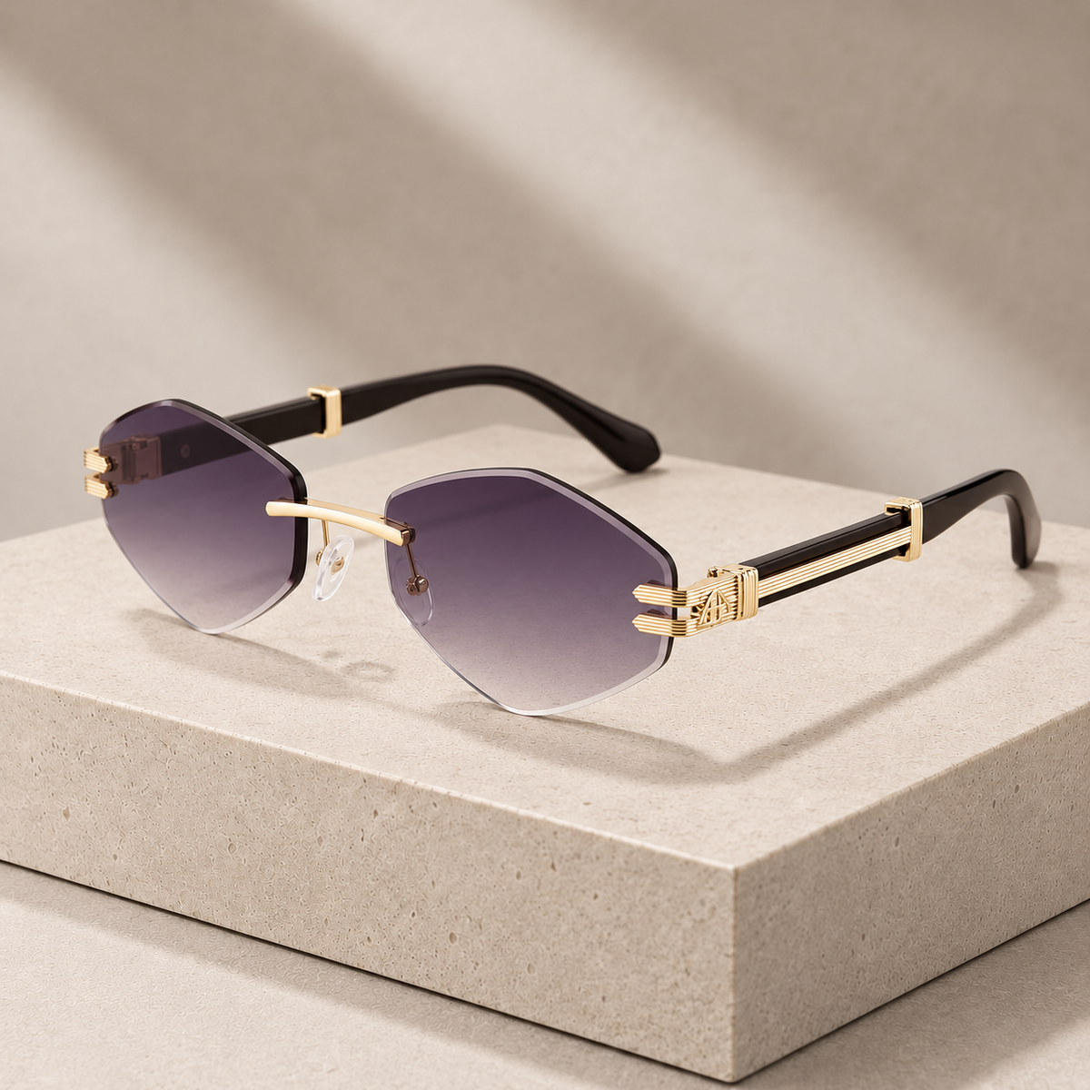 Lucenti Rimless Sunglasses