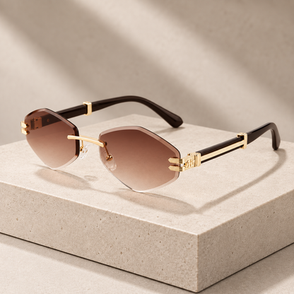 Lucenti Rimless Sunglasses