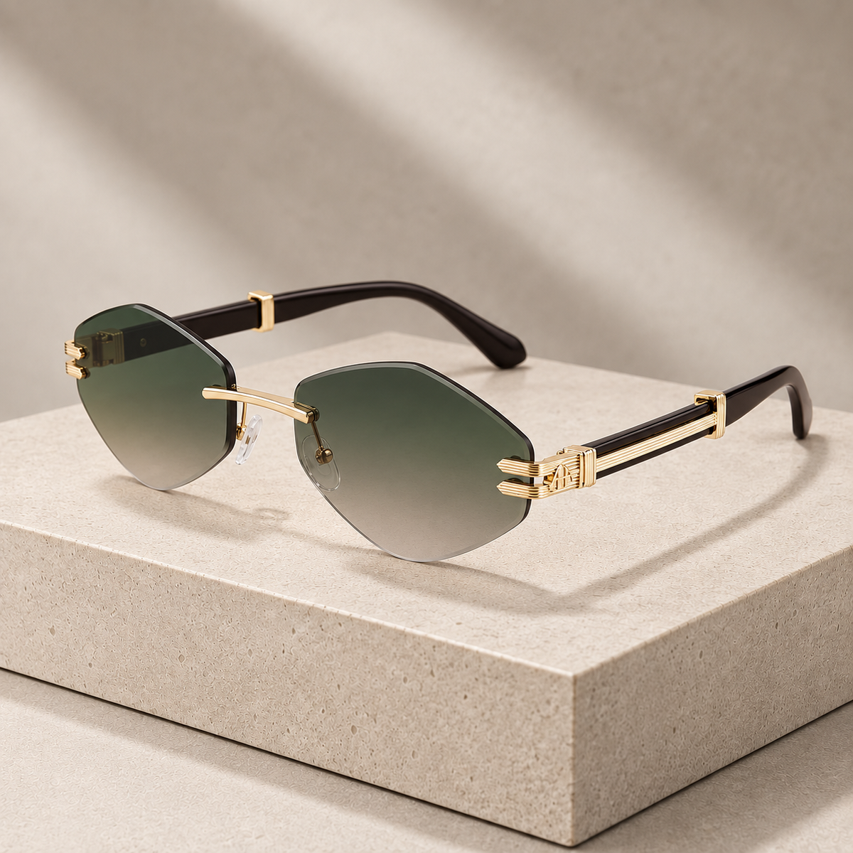 Lucenti Rimless Sunglasses