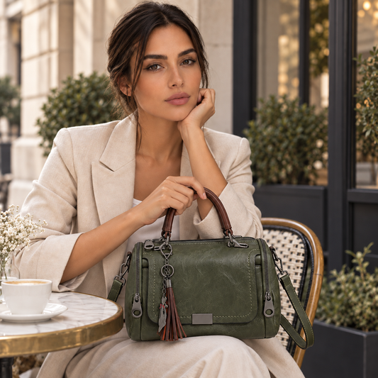 Verzoni Top-handle Leather Bag