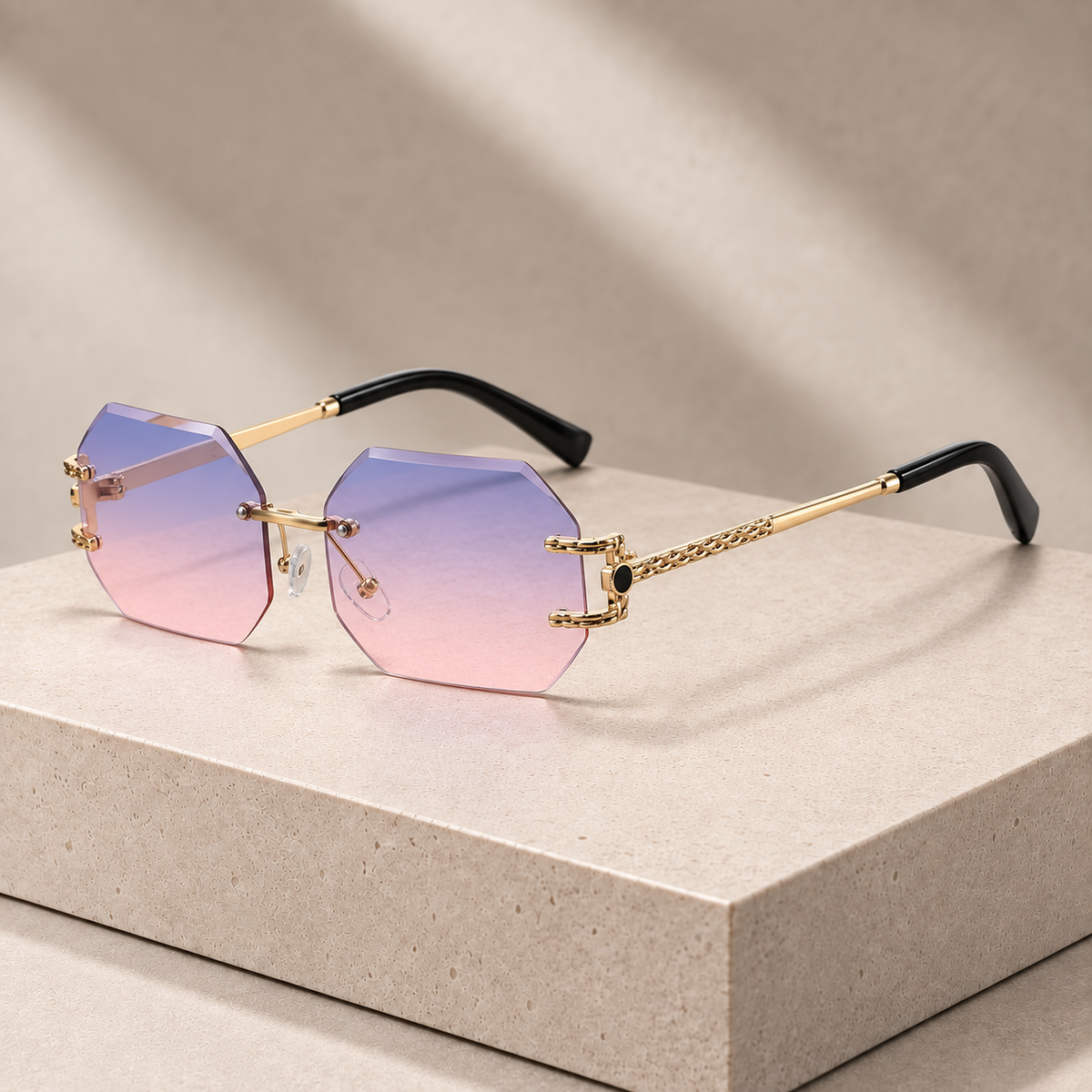 Bracchi Rimless Sunglasses