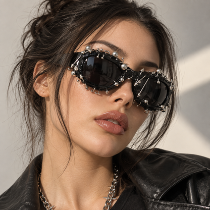 Salvetti Studded Sunglasses