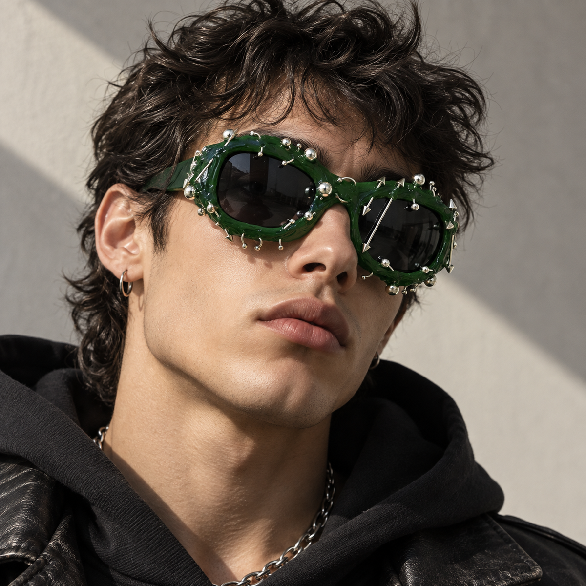 Salvetti Studded Sunglasses