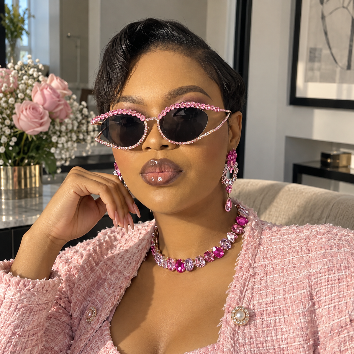 Danieli Crystal Sunglasses