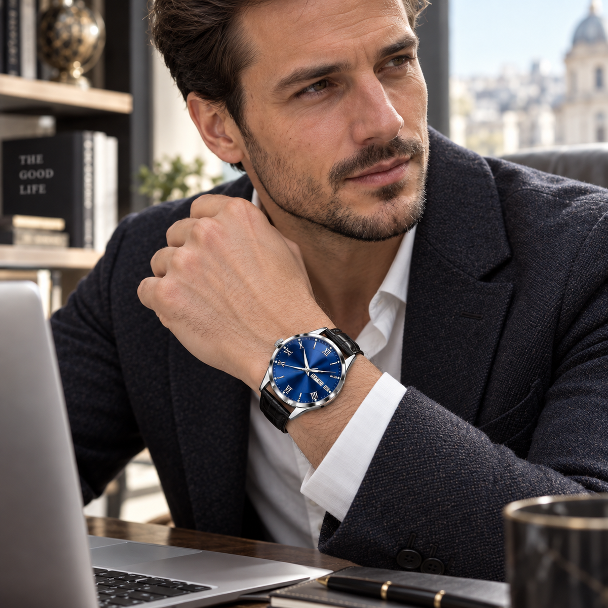 Barbieri Leather Watch